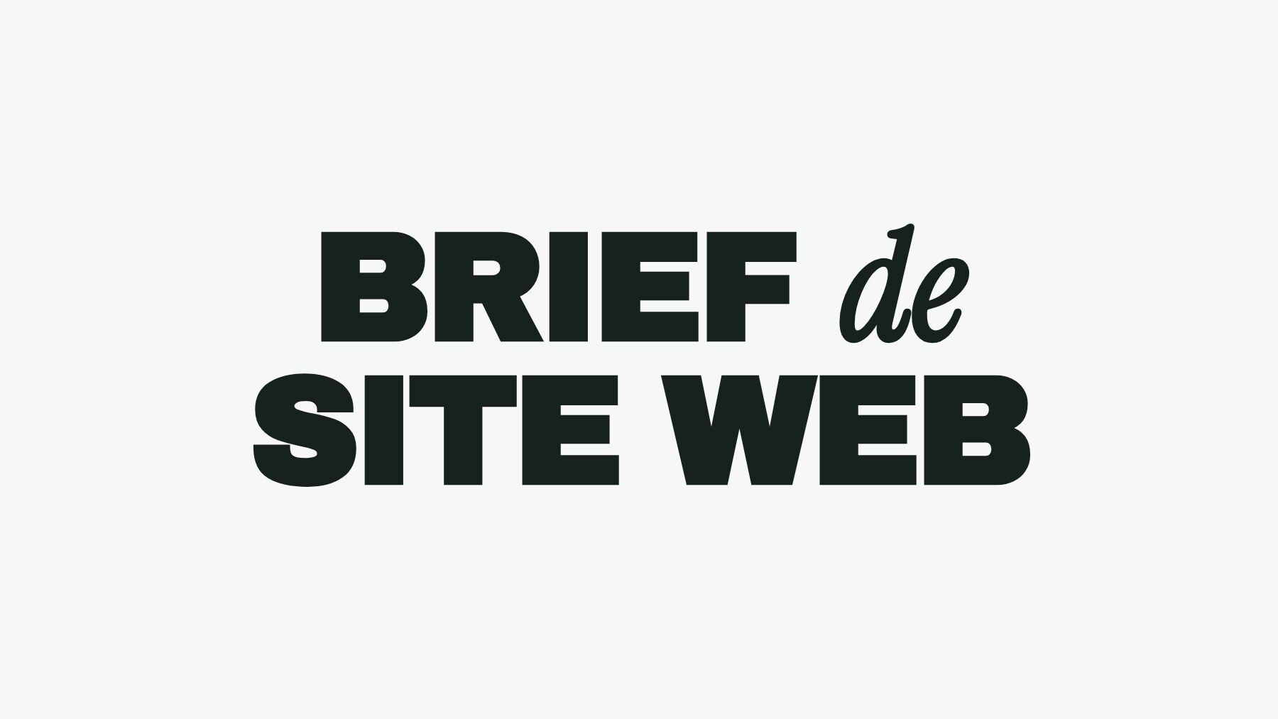Brief de site web