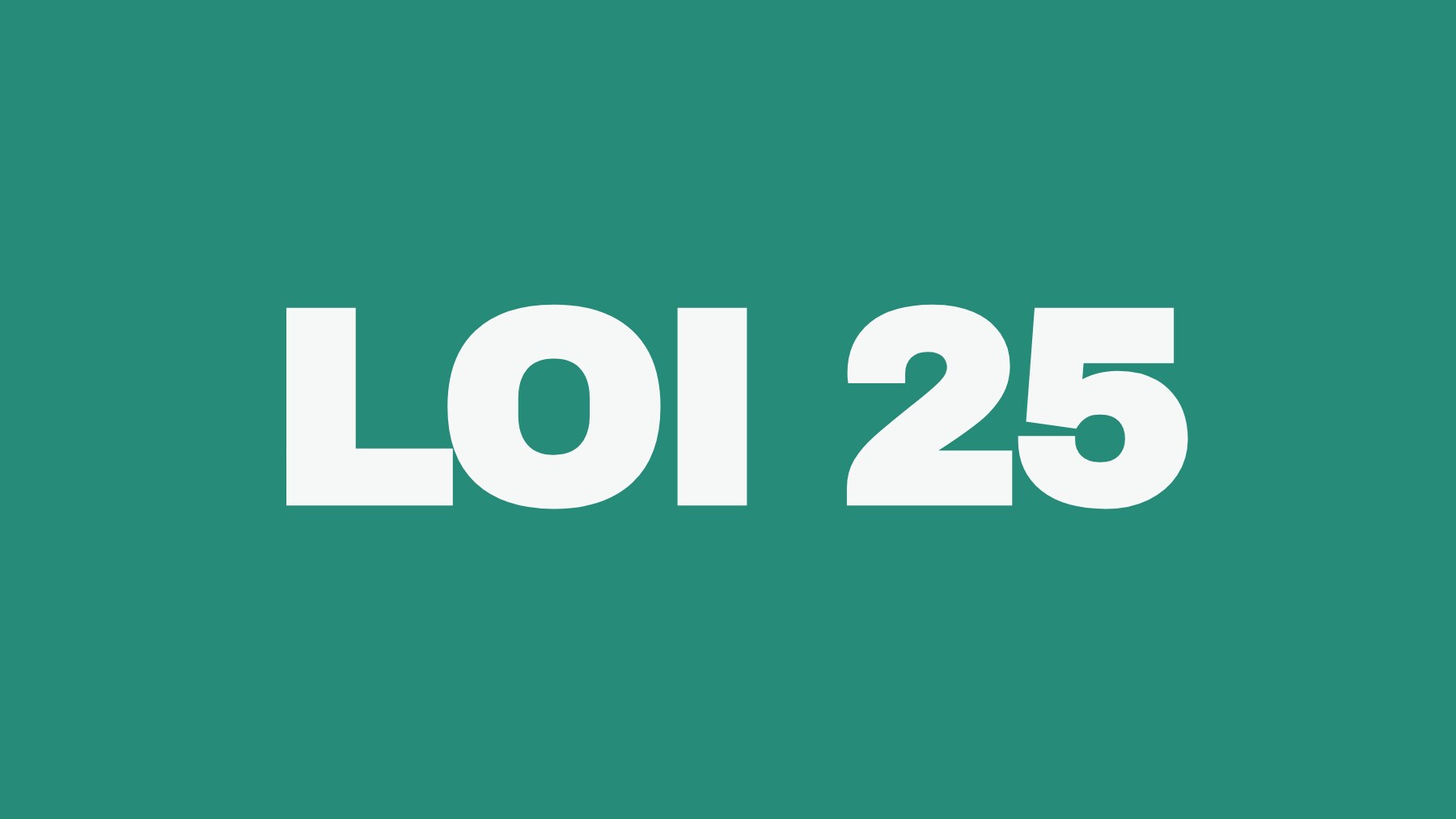 Loi 25