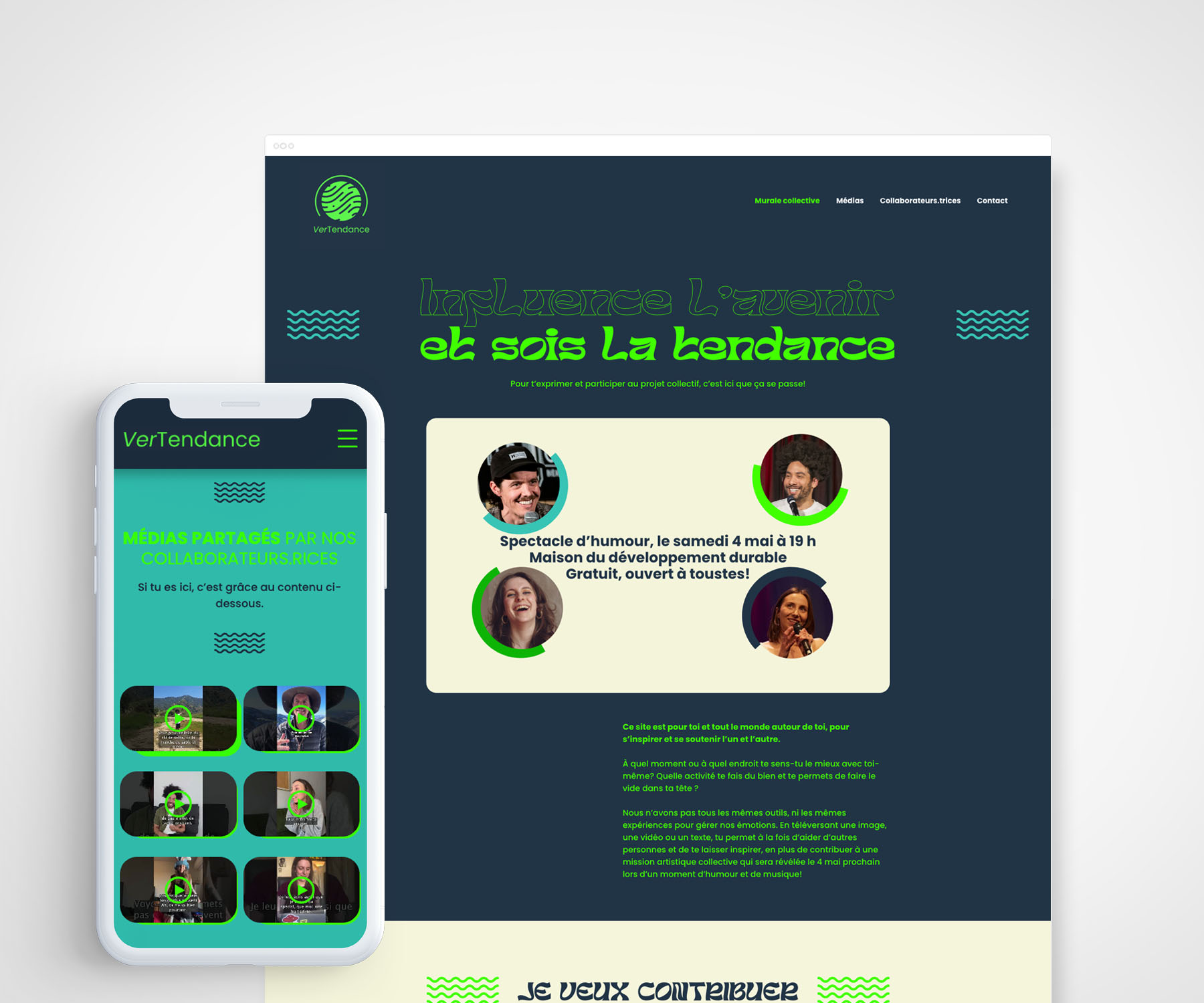 vertendance realisations collectif web