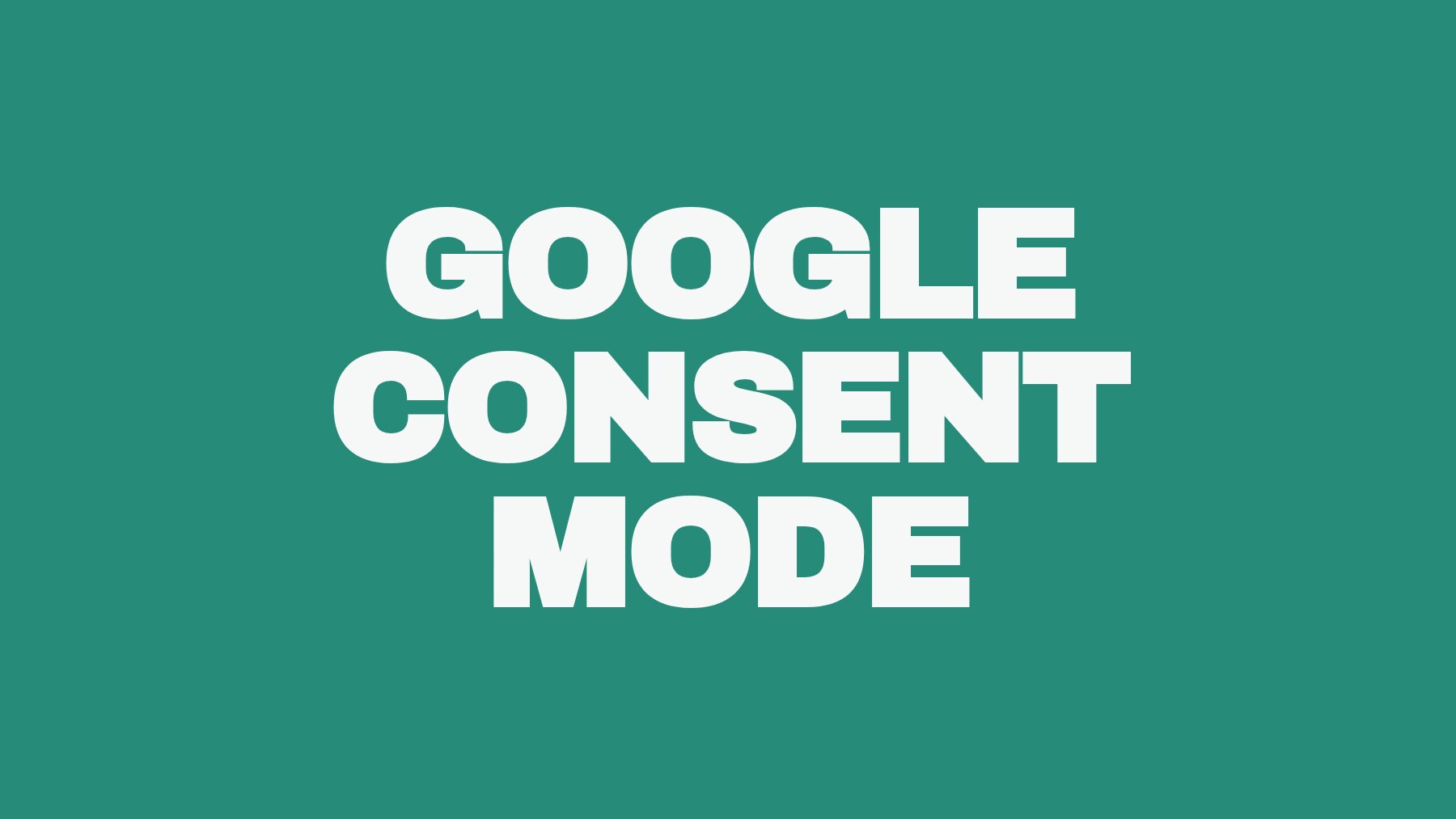 Google consent mode