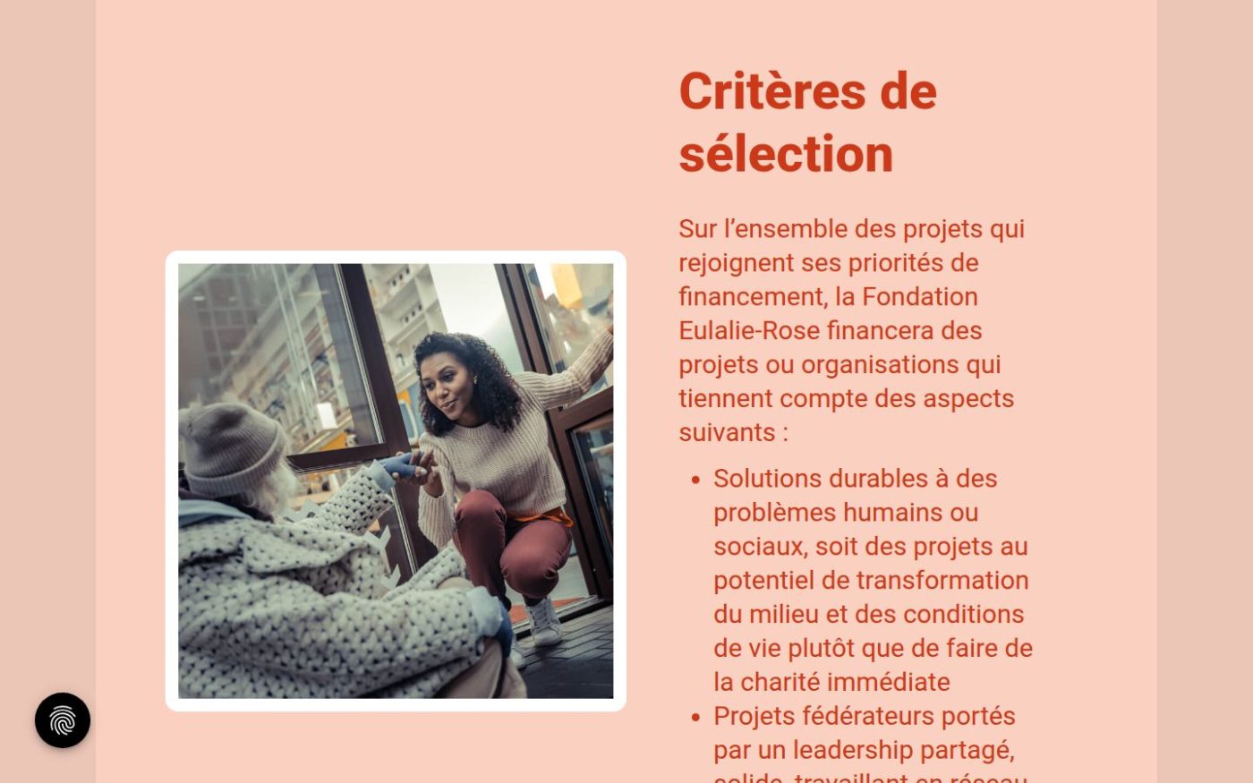 Les critères de sélection de fondationeulalierose.org : ce que la Fondation cherche à financer